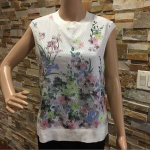 TED BAKER Flower Sleeveless Sweater